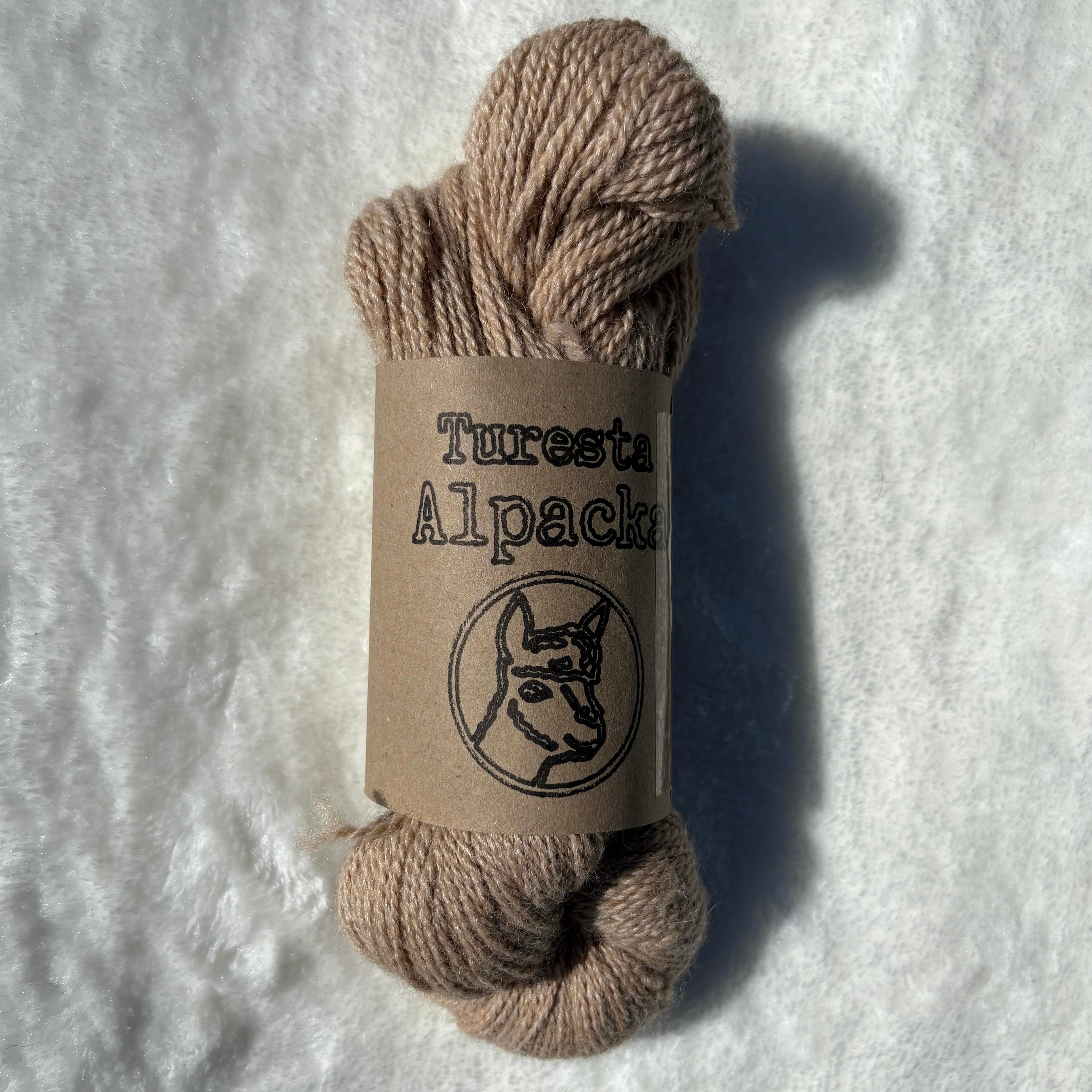 Alpackagarn beige 100g
